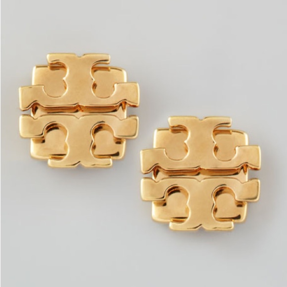 Tory Burch Small T-Logo Stud Earrings